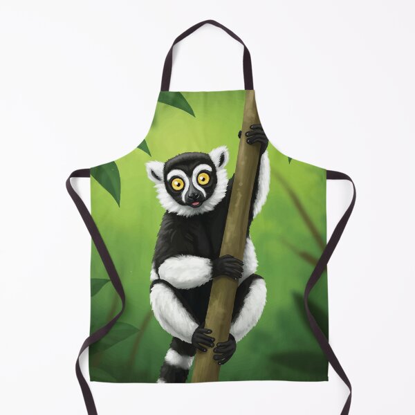 Item preview, Lemur Illustration on Jungle Branch designed and sold by -DEEWOLF-.
