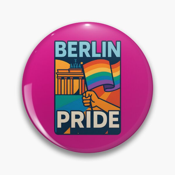 Item preview, Berlin Pride – Brandenburg Gate & Rainbow Flag designed and sold by Design-Fabrik.