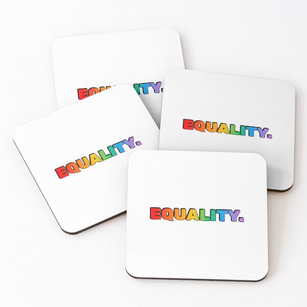 Item preview, EQUALITY Rainbow Text LGBTQ  Pride Month designed and sold by Inspirationmotivation.