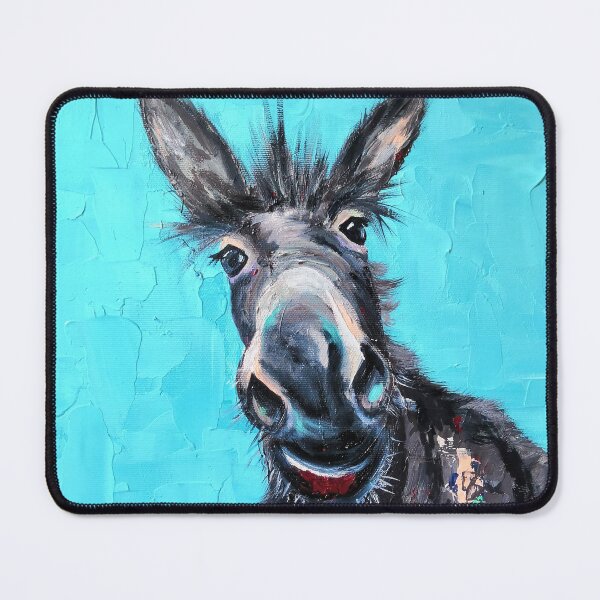 Item preview, Donkey art, Pet portrait, Animal prints designed and sold by SunnyBirdpaints.