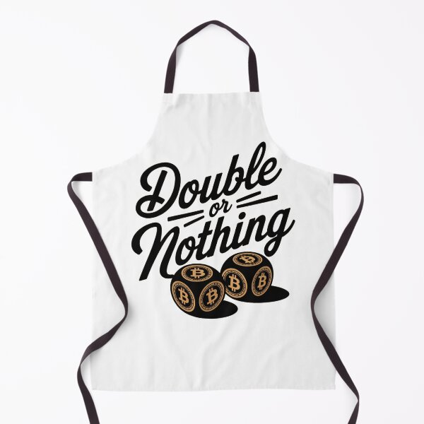 Item preview, Double or nothing, bitcoin to the moon, bitcoin crypto designed and sold by NoetherSym.