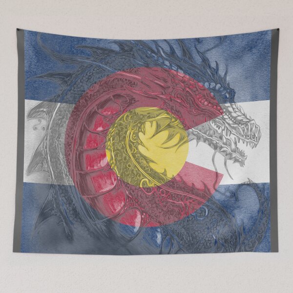 Item preview, Fafnir over Colorado Flag 051925 43 designed and sold by Lazarustci.