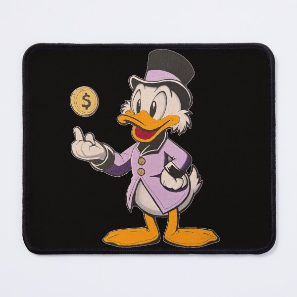 Item preview, Vintage Duck with Coin Illustration designed and sold by MarinaBlackArt.