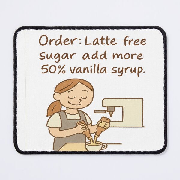 Item preview, oh my barista designed and sold by PareInHouse.