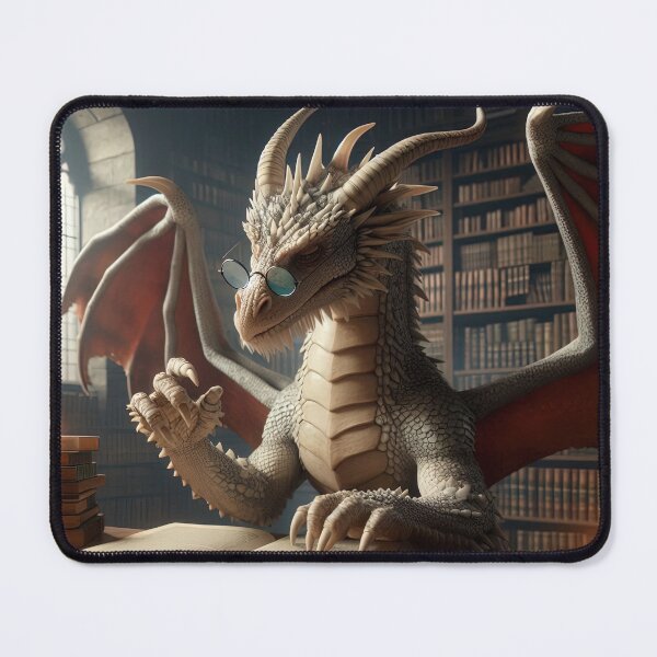 Item preview, Scholarly Wyrm: A Literary Pursuit designed and sold by bloorose.