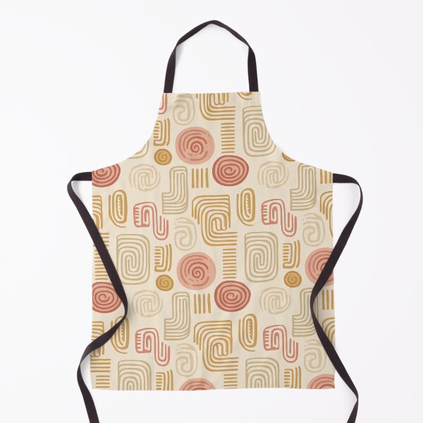 Item preview, Organic Zapotec Spirals in Sand and Cochineal designed and sold by Moisky Patterns.