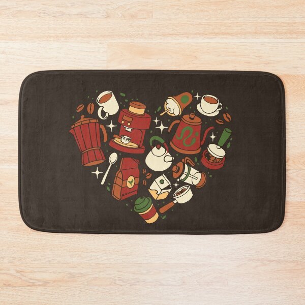 Item preview, I Heart Coffee by Tobe Fonseca designed and sold by Tobe Fonseca®.