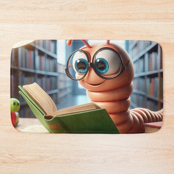 Item preview, The Literary Larva: A Bookworm's Delight designed and sold by bloorose.