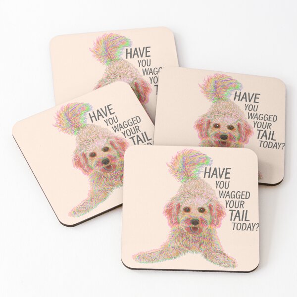 Item preview, Have you wagged your tail today? The doodle wants to know. designed and sold by Pbjaejamz.