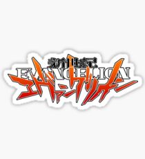 Neon Genesis Evangelion Logo Designs Sticker