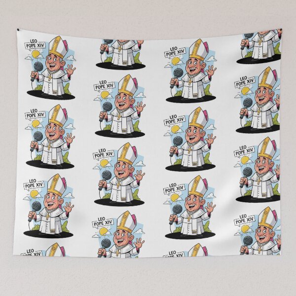 Item preview, Pope Leo | Historic and Revered Papal-Inspired Graphic designed and sold by Tw1nsAIArt.