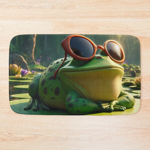Item preview, Cool Croaker: A Sunny Day Vibe designed and sold by bloorose.