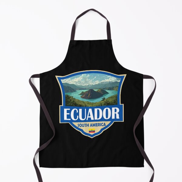 Item preview, Ecuador Illustration Retro Badge designed and sold by KrisSidDesigns.