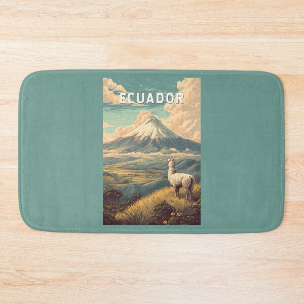 Item preview, Ecuador Illustration Travel Art Vintage designed and sold by KrisSidDesigns.