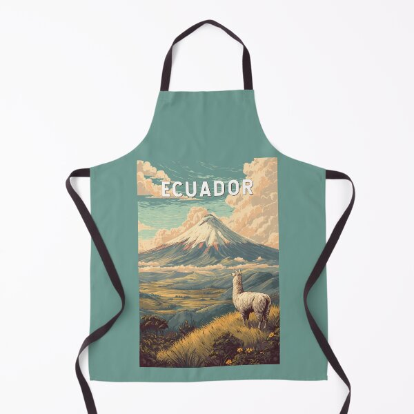 Item preview, Ecuador Illustration Travel Art Vintage designed and sold by KrisSidDesigns.