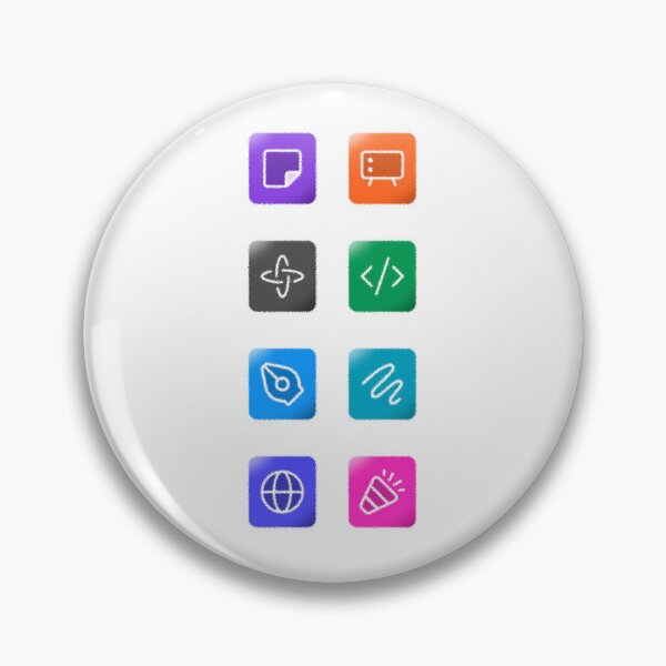 Item preview, Figma and Friends - UX Designer | Product Designer | UI Designer Stickers designed and sold by PoshPixel.