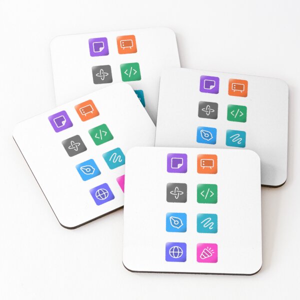 Item preview, Figma and Friends - UX Designer | Product Designer | UI Designer Stickers designed and sold by PoshPixel.