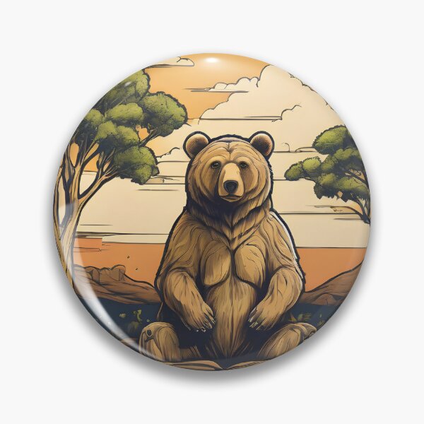 Item preview, bear under the acacia tree designed and sold by Karaz's Animal Kingdom.