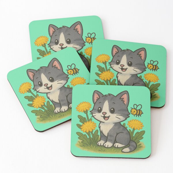 Item preview, Sunny Friends: Kitten & Bee Adventure designed and sold by IraBum.