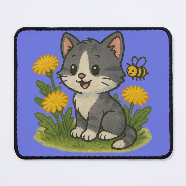 Item preview, Sunny Friends: Kitten & Bee Adventure designed and sold by IraBum.