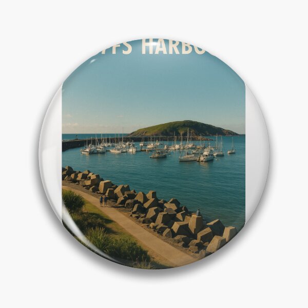 Item preview, Coffs Harbour Marina and Muttonbird Island designed and sold by Places On Earth.