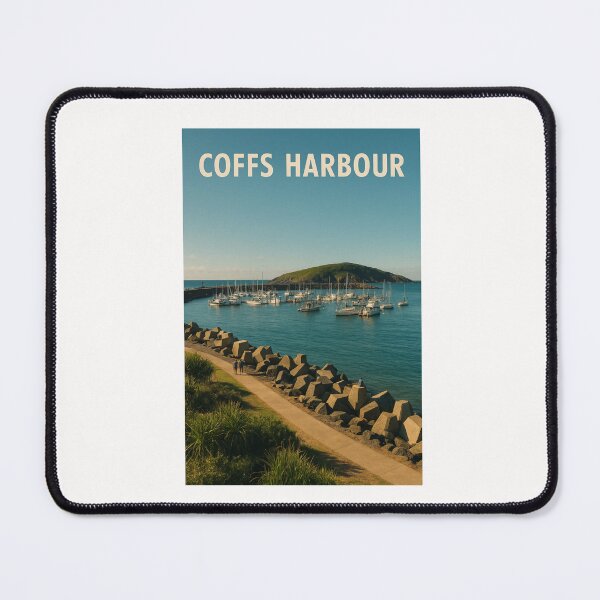 Item preview, Coffs Harbour Marina and Muttonbird Island designed and sold by Places On Earth.