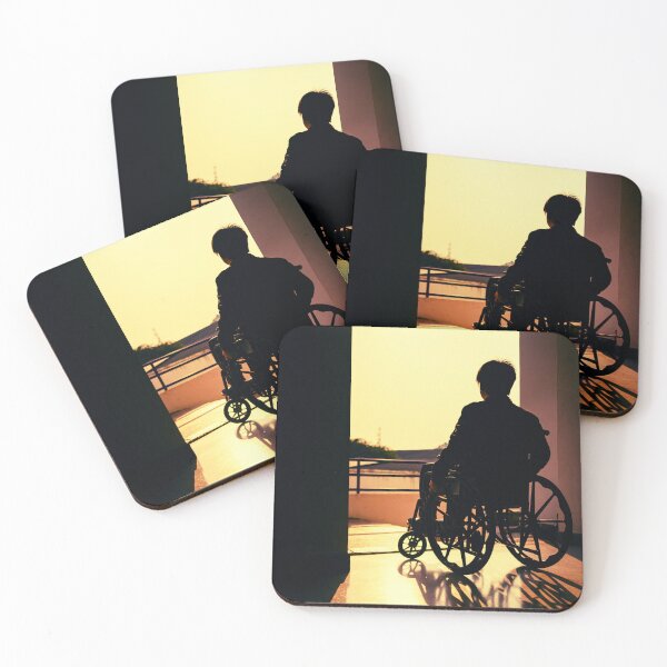 Item preview, "Strength in Stillness – Wheelchair Reflections at Sunset" designed and sold by It's Wheelie Cool.