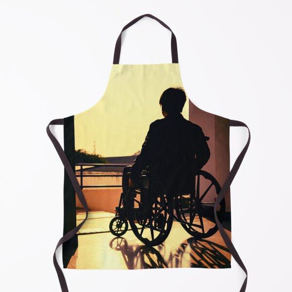Item preview, "Strength in Stillness – Wheelchair Reflections at Sunset" designed and sold by It's Wheelie Cool.