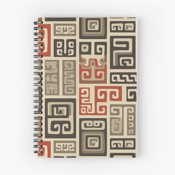 Item preview, Modular Zapotec Grecas in Cochineal and Obsidian designed and sold by Moisky Patterns.