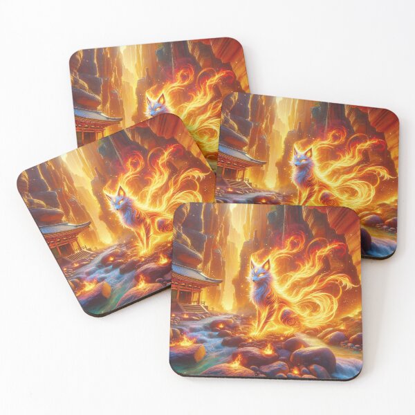 Item preview, Flame Kitsune in the Sacred Canyon designed and sold by Vault of Wonders.