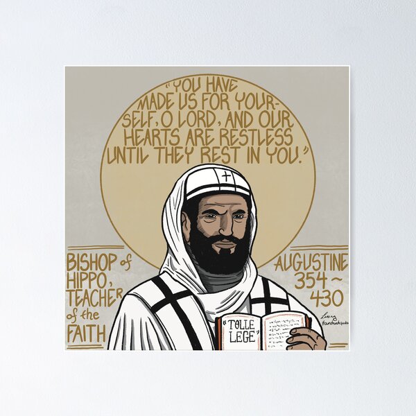 Item preview, Augustine of Hippo designed and sold by LansingCreative.