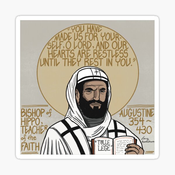 Item preview, Augustine of Hippo designed and sold by LansingCreative.