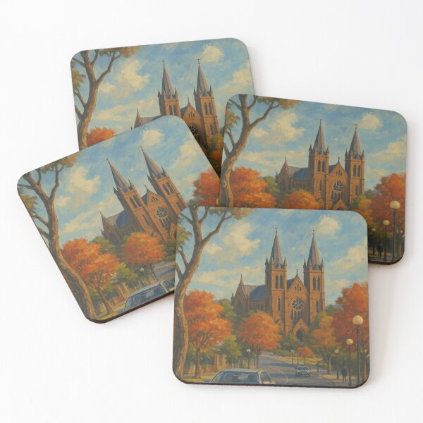 Item preview, Armidale New South Wales Autumn Cathedral View designed and sold by Places On Earth.