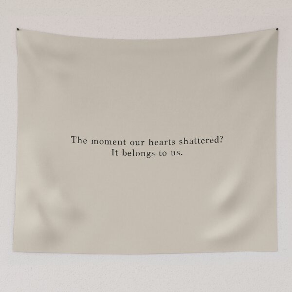 Item preview, the moment our hearts shattered? designed and sold by myloveatfirstframe.