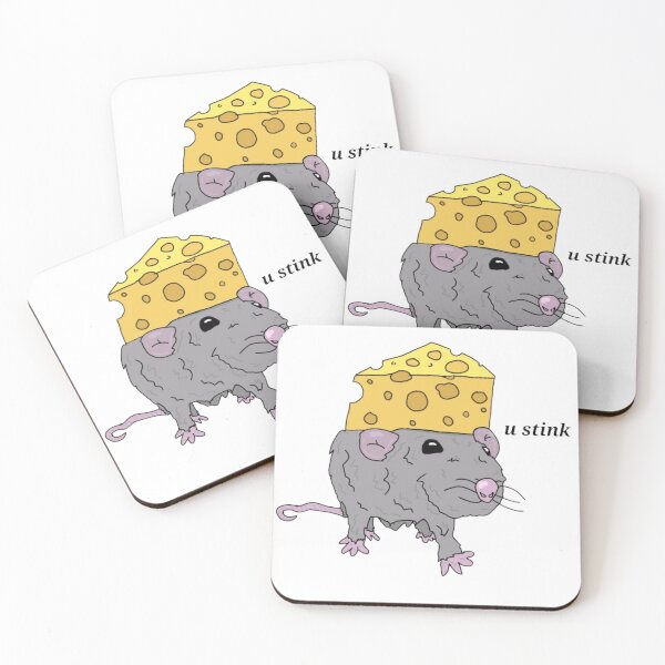 Item preview, Cheesy Insulting Rat designed and sold by gooby-designs.