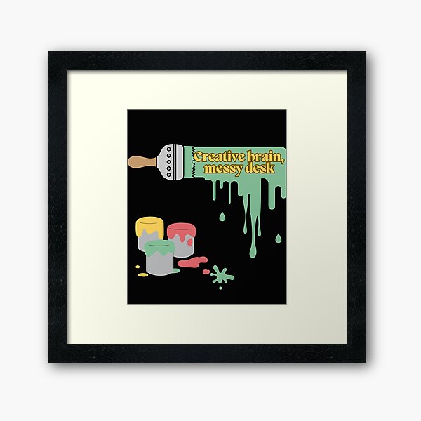 Item preview, Creative Brain Messy Desk Creative Creating Gifts for Artists designed and sold by LiotasowaFlow.