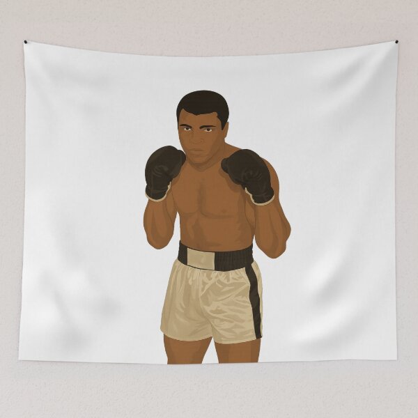 Item preview, Muhammad Ali Fight Stance Sticker designed and sold by Enea Kelo.