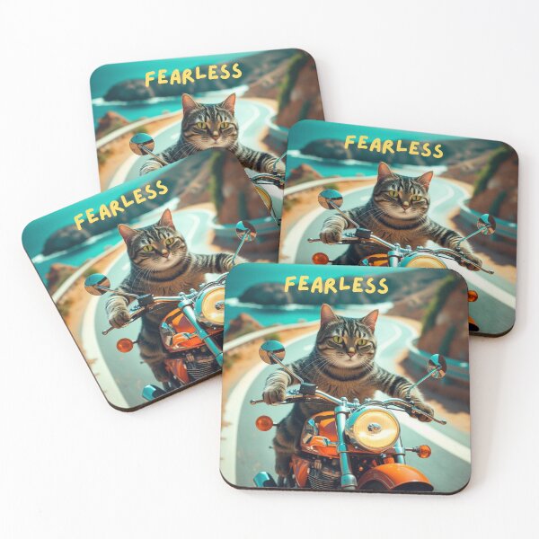 Item preview, motorcycle cat  designed and sold by Aisha  Hamza.