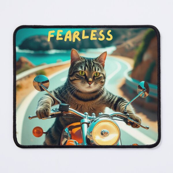 Item preview, motorcycle cat  designed and sold by Aisha  Hamza.