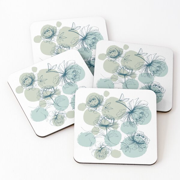 Item preview, Peonies designed and sold by TurquoiseBird.