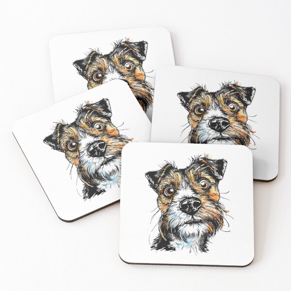 Item preview, Cartoon Border Terrier  designed and sold by blackdogbuckeye.