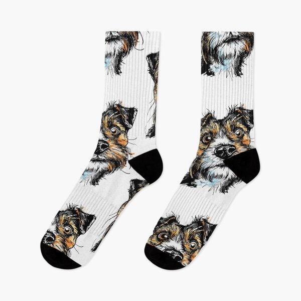 Item preview, Cartoon Border Terrier  designed and sold by blackdogbuckeye.