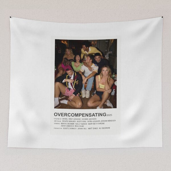 Item preview, Overcompensating Poster designed and sold by vandaziba.