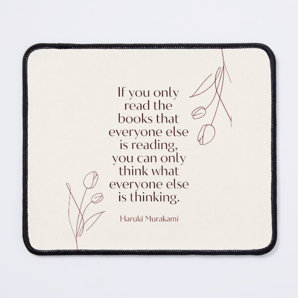 Item preview, Haruki Murakami Quote designed and sold by vanesasthings.