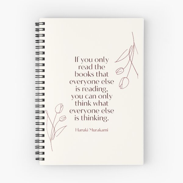 Item preview, Haruki Murakami Quote designed and sold by vanesasthings.