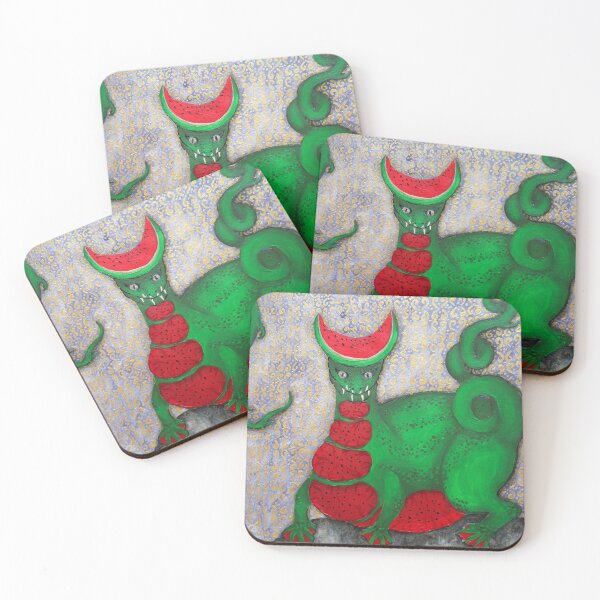 Item preview, Watermelon dragon designed and sold by ToastcoinArt.