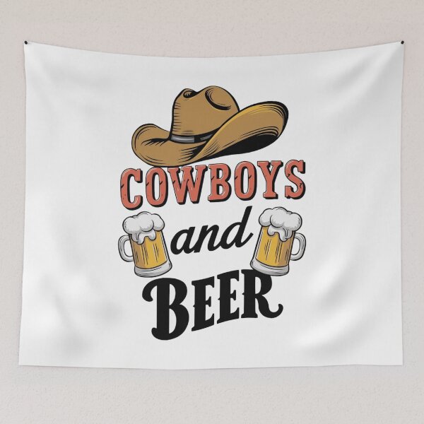 Item preview, Cowboys and Beer designed and sold by FrenchTouch77.