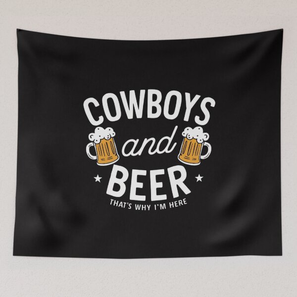 Item preview, Cowboys and Beer designed and sold by FrenchTouch77.