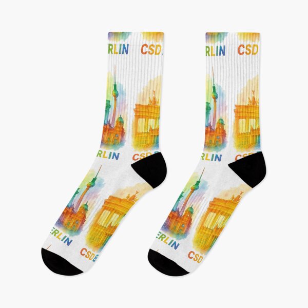 Item preview, CSD Berlin – Rainbow over Brandenburg Gate & TV Tower designed and sold by Design-Fabrik.