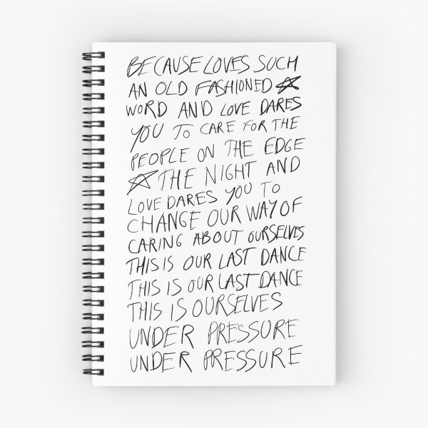 Item preview, Under pressure outro lyrics designed and sold by Hankin-Designs.